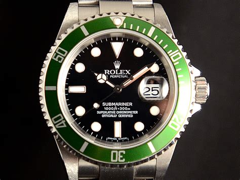 rolex usati submariner ghiera verde|rolex submariner verde.